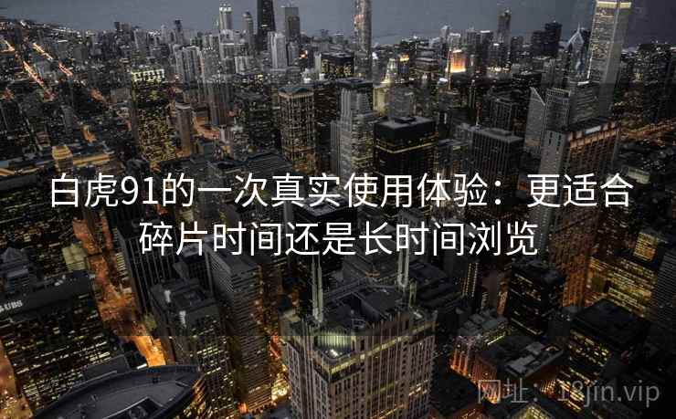 白虎91的一次真实使用体验:更适合碎片时间还是长时间浏览 第1张 白虎91的一次真实使用体验:更适合碎片时间还是长时间浏览 第1张