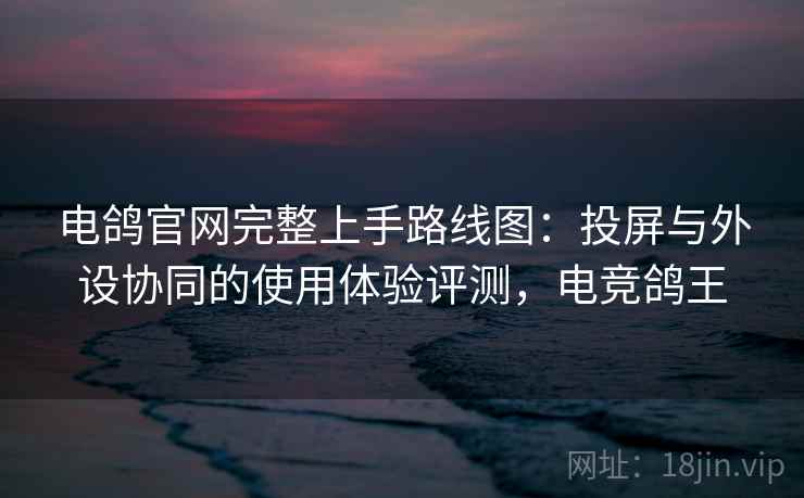 电鸽官网完整上手路线图：投屏与外设协同的使用体验评测，电竞鸽王  第1张