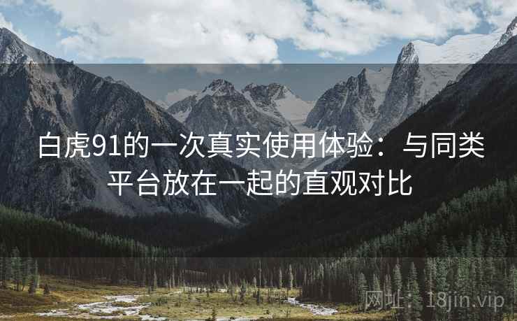 白虎91的一次真实使用体验：与同类平台放在一起的直观对比  第2张