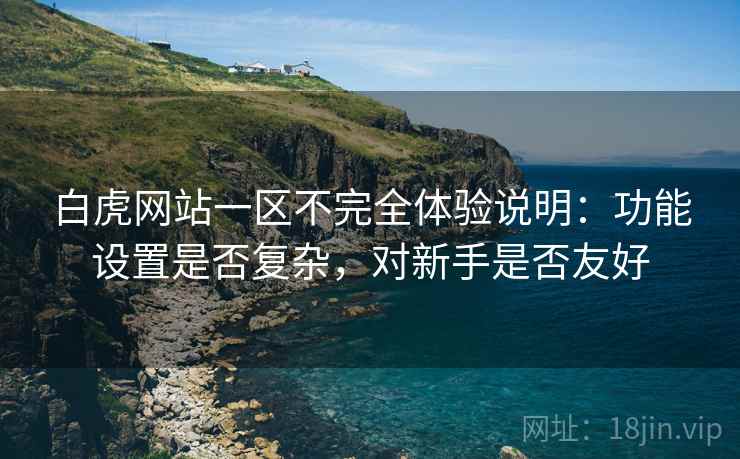 白虎网站一区不完全体验说明：功能设置是否复杂，对新手是否友好  第2张