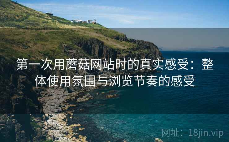 第一次用蘑菇网站时的真实感受：整体使用氛围与浏览节奏的感受  第2张